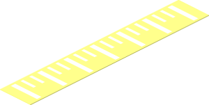 Sticker  4.1 x  0.7 with White Plimsoll Lines