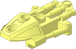 Technic Bionicle Toa Inika Thigh Armour
