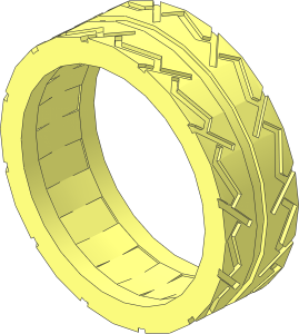 Tyre for Wheel 41mm Znap