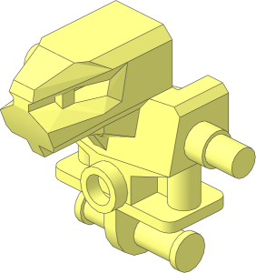 Minifig Mechanical Head and Torso