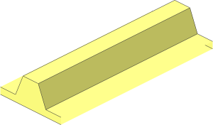 ~Caterpillar Track 2.5 Wide - Segment Straight