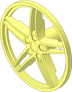 Wheel Cover  5 Spoke for Wheel 20 x 30
