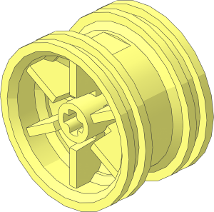 Wheel Rim 20 x 30 with  6 Spokes and No Pegholes