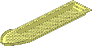 Boat Hull Floating 51 x 12 Top