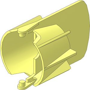 Electric Motor Boat Rudder with Tube