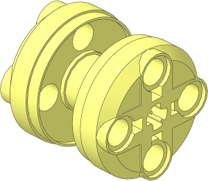 ~Wheel Double for Electric Mindstorms NXT Motor