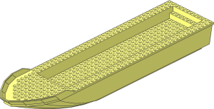 Boat Hull Floating 51 x 12