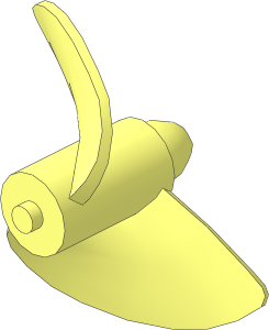Electric Motor Boat Propeller with  2 Blades
