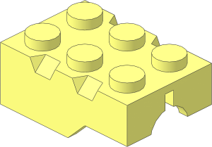 ~Electric Light Brick  2 x  3 x  1.333 Top