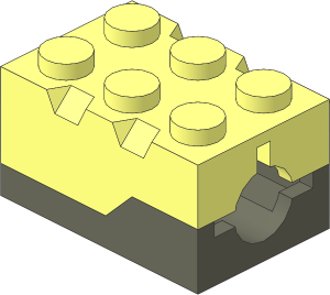 Electric Light Brick  2 x  3 x  1.333 Body