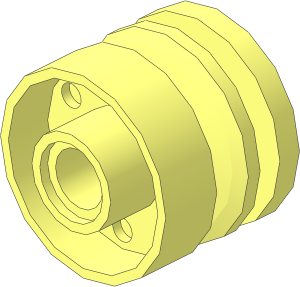 Wheel Rim 14 x 18 with Holes on Both Sides (Needs Work)