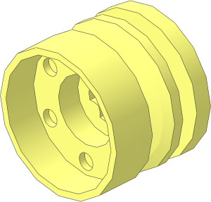 Wheel Rim 14 x 18 with Axlehole