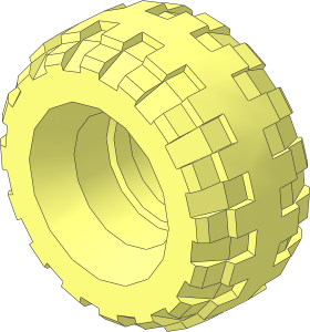 Tyre 18/ 56 x 17 Off-Road with Offset Centre