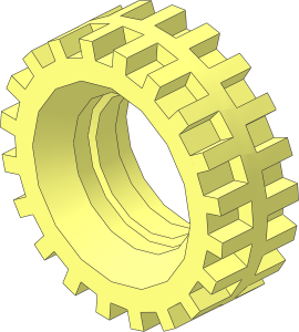Tyre 11/ 65 x 18 Offset