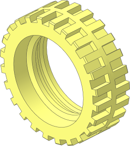 Tyre 14/ 43 x 30 with Offset Tread