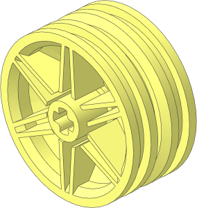 Wheel Rim 14 x 30 with 6 Spokes and No Pegholes