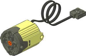 Electric Power Functions XL Motor with Coiled Cable