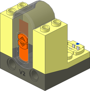 Electric Power Functions IR Receiver with "V2" Pattern