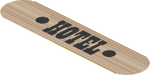 Sticker  1.5 x  6.3 with "HOTEL" Sign