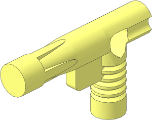 Minifig Hose Nozzle with Side String Hole