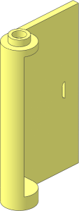 Door  1 x  3 x  4 Right with Hollow Hinge