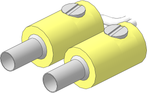 Electric Plugs (Type 1) Single with Hollow Pin with Cable End