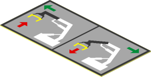 Sticker  0.8 x  1.6 Air Tech Claw Rig Front Arm