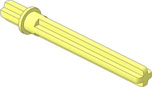 Technic Axle  5.5 with Stop Type 2