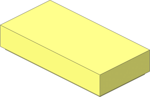 =Tile  1 x  2 with Groove