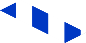 Sticker  3 x  9.4 with Blue and White Diagonal Stripes