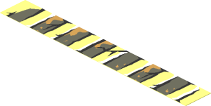 Sticker  0.8 x  5.9 (No.  9) with Bricks and Cracks Type 1