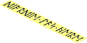 Sticker  1.0 x  7.8 with Runes