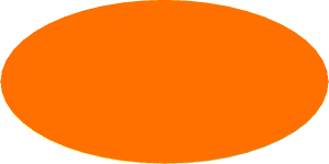 Sticker  4.0 x  4.0 Round with Orange Disc