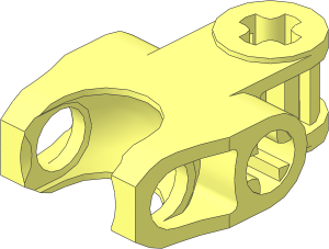 Constraction Connector  3 x  2 with Single Angled Ball Socket