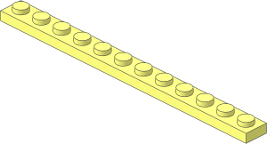 Plate  1 x 12