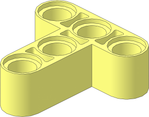 Technic Beam  3 x  3 T-shaped