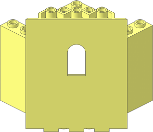 Panel Wall  6 x  6 x  6 Corner