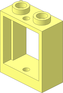 Window  1 x  2 x  2 without Sill