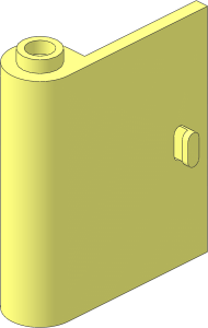 Door  1 x  3 x  3 Left with Hollow Hinge