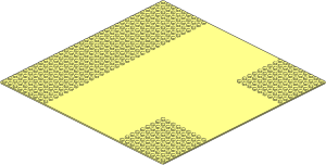 Baseplate 32 x 32 Road 9-Stud T-Junction