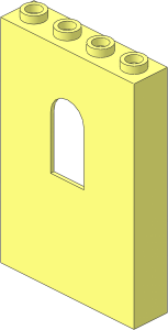 Panel  1 x  4 x  5 with Window