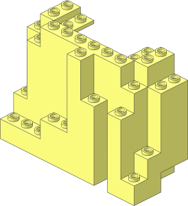 Panel  4 x 10 x  6 Rock Rectangular