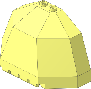 Windscreen  8 x  3.6 x  4.5 Octagonal Canopy Half