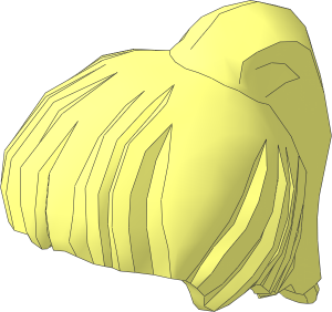 Minifig Hair Ponytail