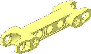 Constraction Connector  7 x  2 with Double Angled Ball Sockets