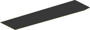 Sticker  4.0 x  1.0 Diagonal Stripe Up Right