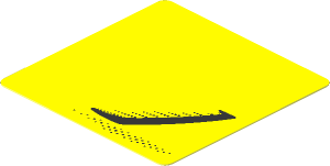 Sticker  1.8 x  1.8 with Black Air Vents on Yellow Background Left