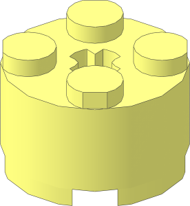 Brick  2 x  2 Round Reinforced