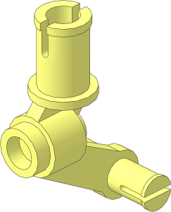 Technic Pin with 2 Wheel Pins