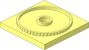 Turntable Flat Base  4 x  4